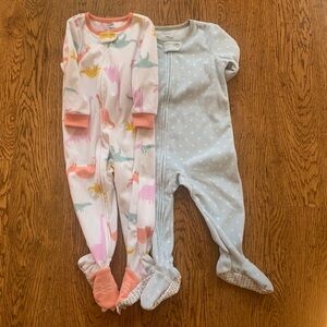 NWOT Two Carters Fleece Sleepers